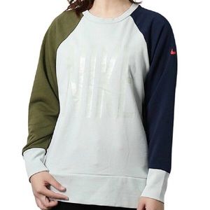 Nike Colorblock Crewneck Sweatshirt Pullover